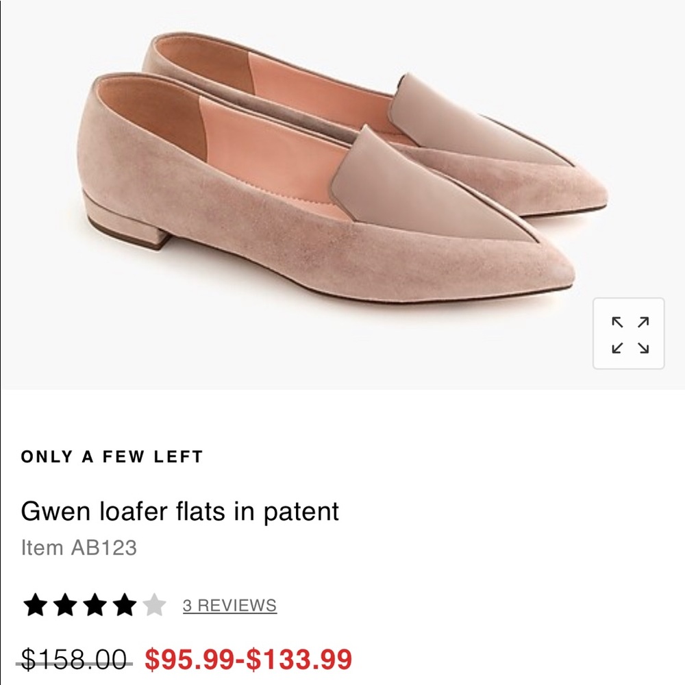 Patent and suede like soft material flats